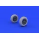 Eduard 632052 1/32 F4U-1 wheels diamond pattern Brassin for Aircraft
