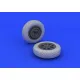 Eduard 632052 1/32 F4U-1 wheels diamond pattern Brassin for Aircraft