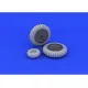 Eduard 632055 1/32 Fw 190F-8 wheels Brassin for Aircraft