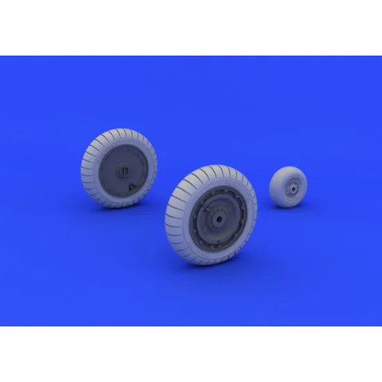 Eduard 632055 1/32 Fw 190F-8 wheels Brassin for Aircraft