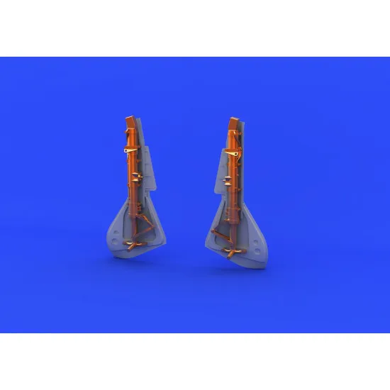 Eduard 632057 1/32 Fw 190 undercarriage legs BRONZE Brassin for Aircraft