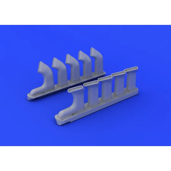 Eduard 632066 1/32 Mosquito Mk.VI exhaust stacks Brassin for Aircraft
