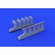 Eduard 632066 1/32 Mosquito Mk.VI exhaust stacks Brassin for Aircraft