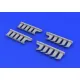 Eduard 632066 1/32 Mosquito Mk.VI exhaust stacks Brassin for Aircraft