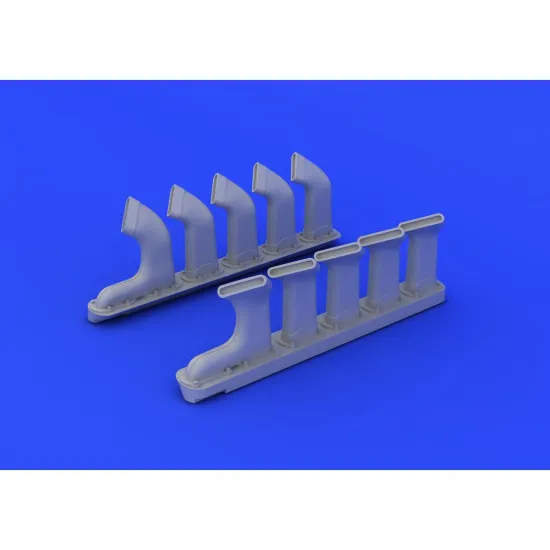 Eduard 632066 1/32 Mosquito Mk.VI exhaust stacks Brassin for Aircraft