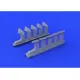 Eduard 632066 1/32 Mosquito Mk.VI exhaust stacks Brassin for Aircraft