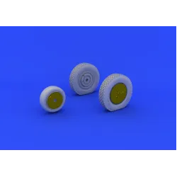 Eduard 632073 1/32 P-39 wheels late Brassin for Aircraft