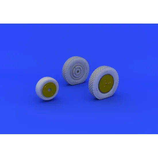 Eduard 632073 1/32 P-39 wheels late Brassin for Aircraft