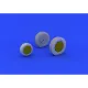 Eduard 632073 1/32 P-39 wheels late Brassin for Aircraft