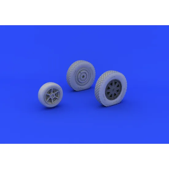 Eduard 632073 1/32 P-39 wheels late Brassin for Aircraft