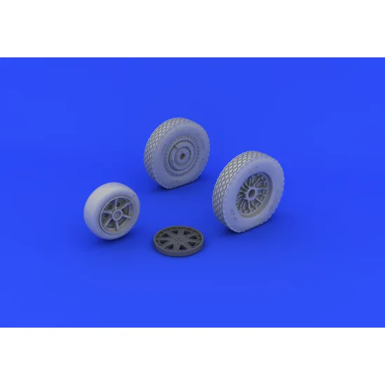 Eduard 632073 1/32 P-39 wheels late Brassin for Aircraft