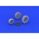 Eduard 632073 1/32 P-39 wheels late Brassin for Aircraft