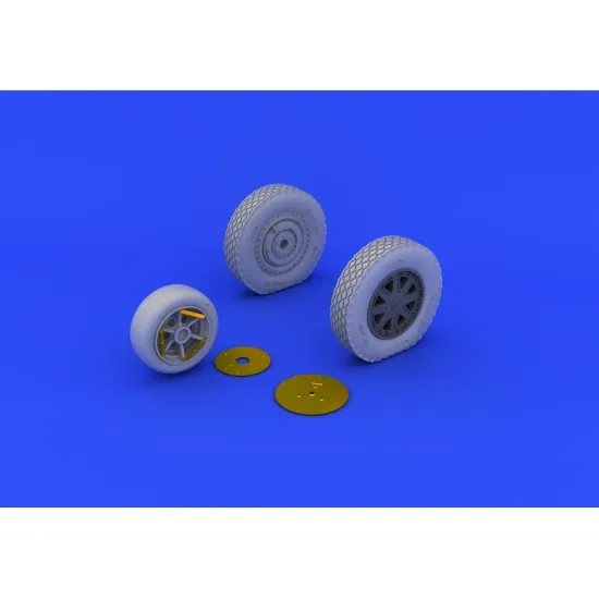Eduard 632073 1/32 P-39 wheels late Brassin for Aircraft