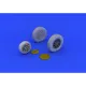 Eduard 632073 1/32 P-39 wheels late Brassin for Aircraft
