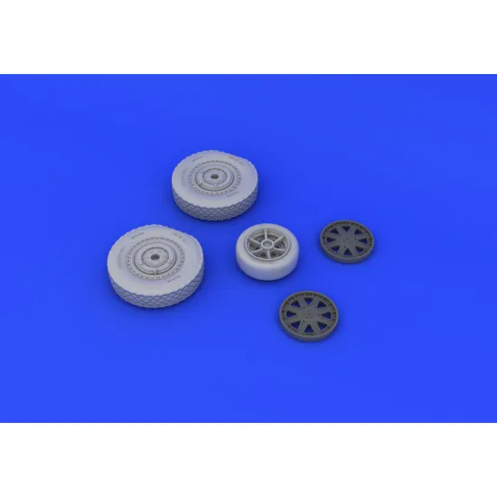 Eduard 632073 1/32 P-39 wheels late Brassin for Aircraft