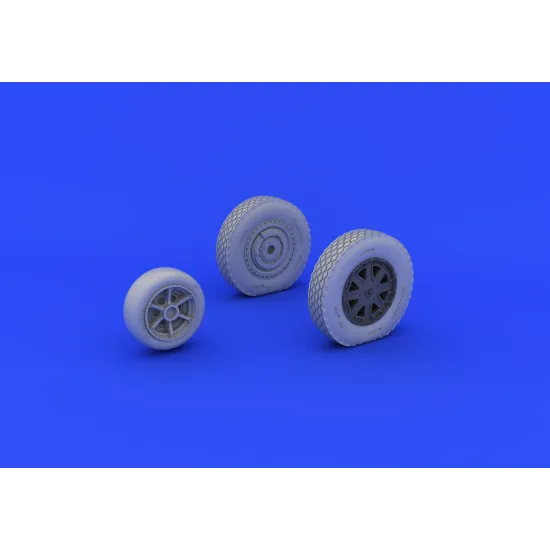 Eduard 632073 1/32 P-39 wheels late Brassin for Aircraft