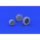 Eduard 632073 1/32 P-39 wheels late Brassin for Aircraft