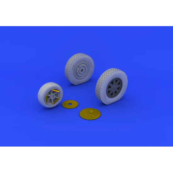 Eduard 632073 1/32 P-39 wheels late Brassin for Aircraft