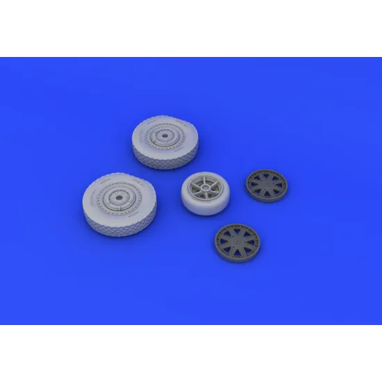Eduard 632073 1/32 P-39 wheels late Brassin for Aircraft