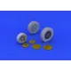 Eduard 632073 1/32 P-39 wheels late Brassin for Aircraft