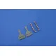 Eduard 632079 1/32 Bf 109G-10 undercarriage legs BRONZE Brassin for Aircraft