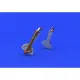 Eduard 632079 1/32 Bf 109G-10 undercarriage legs BRONZE Brassin for Aircraft