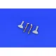Eduard 632079 1/32 Bf 109G-10 undercarriage legs BRONZE Brassin for Aircraft