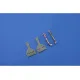 Eduard 632079 1/32 Bf 109G-10 undercarriage legs BRONZE Brassin for Aircraft