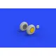 Eduard 632080 1/32 P-40 wheels w/ pattern Brassin for Aircraft