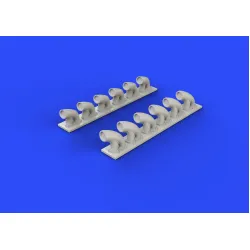 Eduard 632081 1/32 P-39Q/N exhaust stacks Brassin for Aircraft
