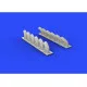 Eduard 632081 1/32 P-39Q/N exhaust stacks Brassin for Aircraft
