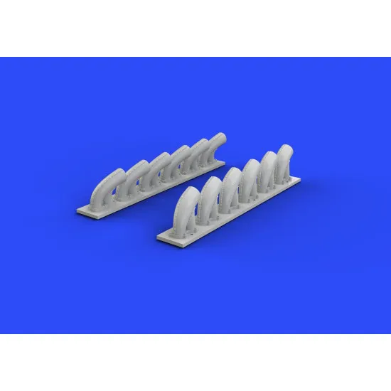 Eduard 632081 1/32 P-39Q/N exhaust stacks Brassin for Aircraft