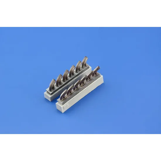 Eduard 632081 1/32 P-39Q/N exhaust stacks Brassin for Aircraft