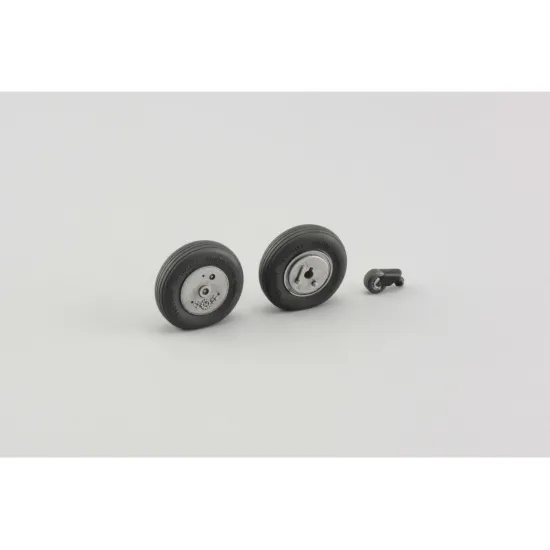 Eduard 632087 1/32 A6M5c Zero wheels Brassin for Aircraft