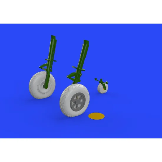 Eduard 632088 1/32 P-47D wheels Brassin for Aircraft