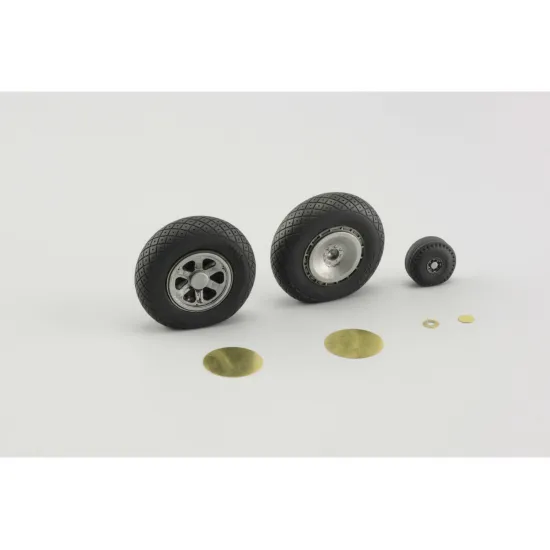Eduard 632088 1/32 P-47D wheels Brassin for Aircraft
