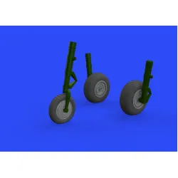 Eduard 632100 1/32 Me 262 wheels Brassin for Aircraft
