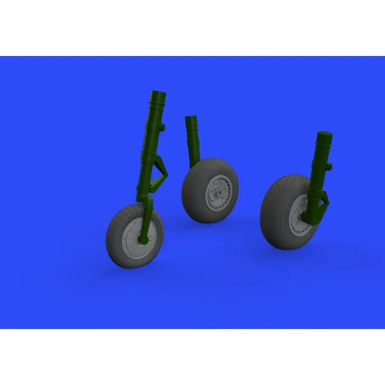 Eduard 632100 1/32 Me 262 wheels Brassin for Aircraft