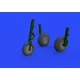 Eduard 632100 1/32 Me 262 wheels Brassin for Aircraft
