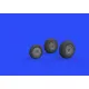 Eduard 632100 1/32 Me 262 wheels Brassin for Aircraft