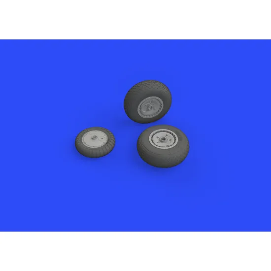 Eduard 632100 1/32 Me 262 wheels Brassin for Aircraft