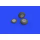 Eduard 632100 1/32 Me 262 wheels Brassin for Aircraft