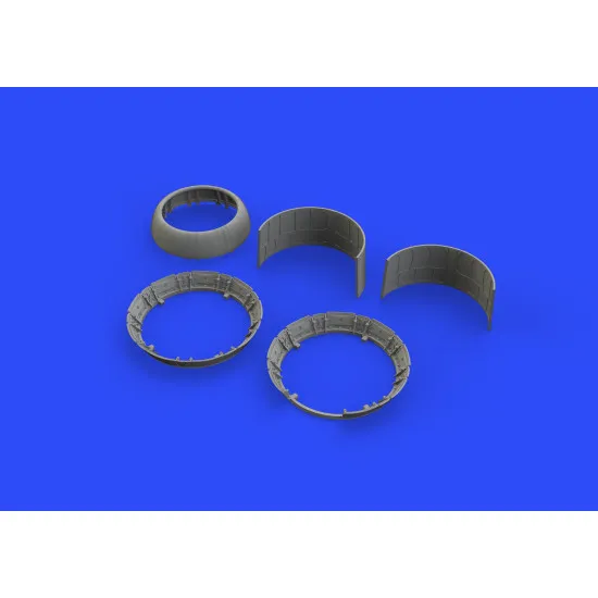 Eduard 632105 1/32 F4U-1 cowling w/ alternate cooling flaps Brassin for Aircraft