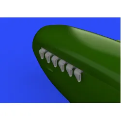 Eduard 632108 1/32 Spitfire Mk.IX exhaust stack - fishtail Brassin for Aircraft