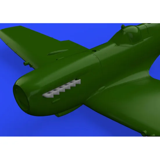 Eduard 632108 1/32 Spitfire Mk.IX exhaust stack - fishtail Brassin for Aircraft