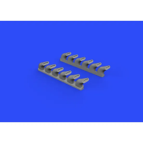 Eduard 632108 1/32 Spitfire Mk.IX exhaust stack - fishtail Brassin for Aircraft