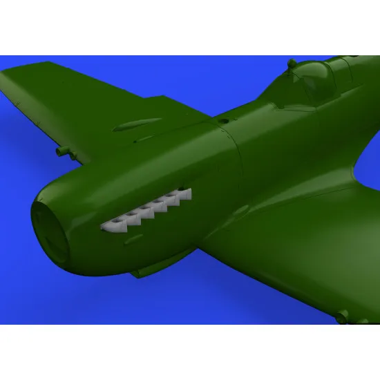 Eduard 632108 1/32 Spitfire Mk.IX exhaust stack - fishtail Brassin for Aircraft