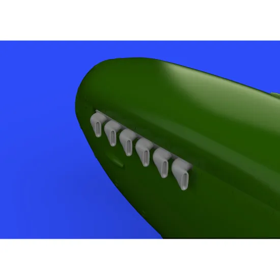 Eduard 632108 1/32 Spitfire Mk.IX exhaust stack - fishtail Brassin for Aircraft