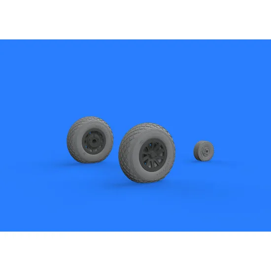 Eduard 632116 1/32 P-51D wheels Brassin for Aircraft