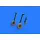 Eduard 632116 1/32 P-51D wheels Brassin for Aircraft